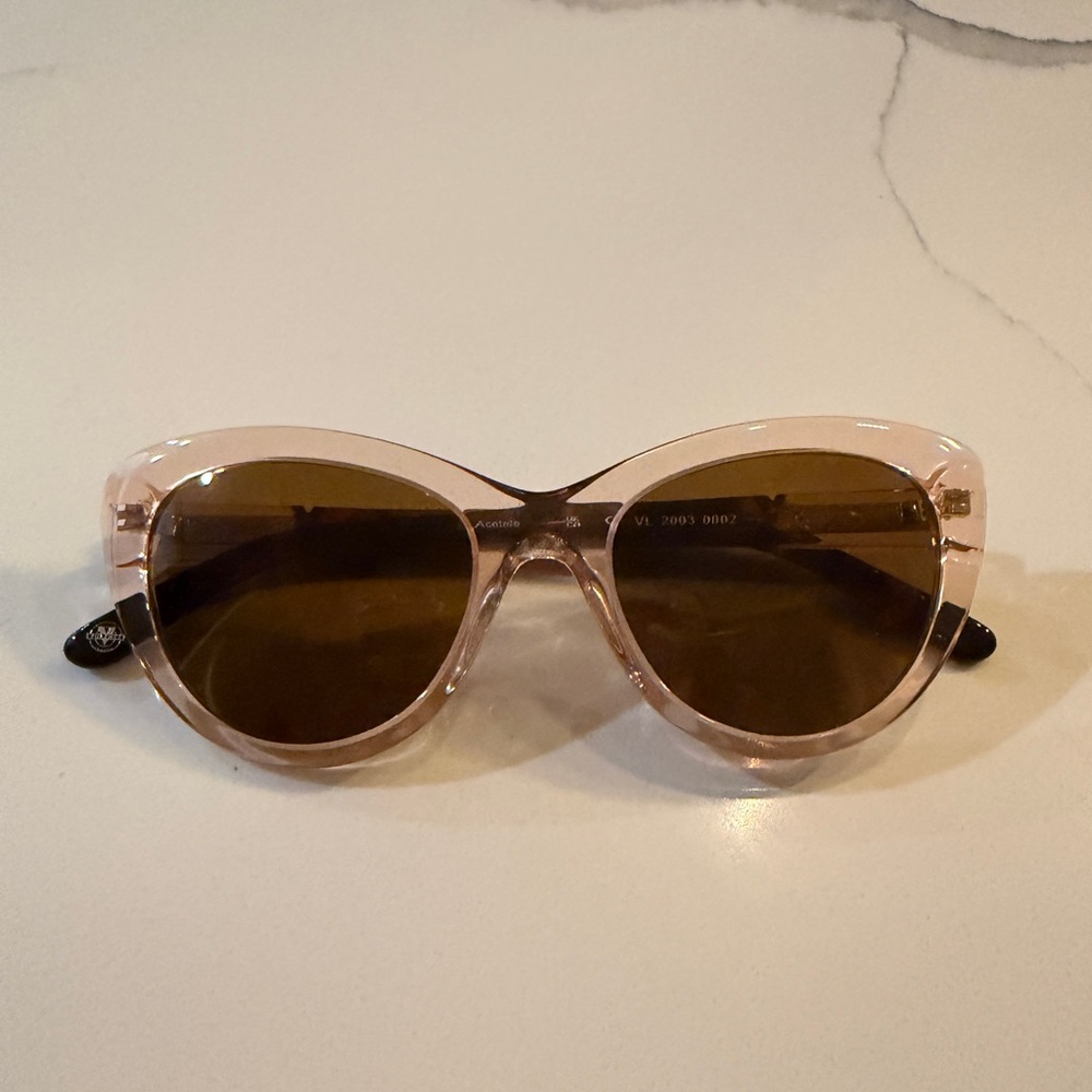 Vuarnet Tan & Light Pink Cat-Eye Sunglasses - Picture 9 of 10